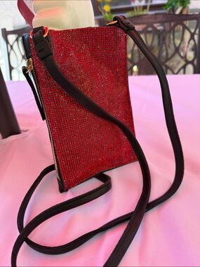 Viva Bags of California Red Crystal Crossbody Bag -